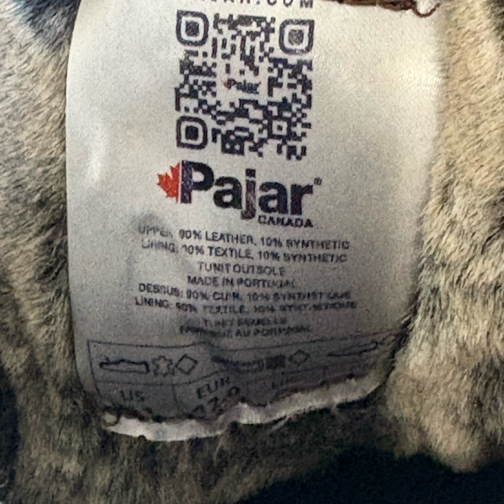 (107)Pajar Dark Brown Faux Fur-Lined Footwear.SZ:EU42 - Picture 6 of 14